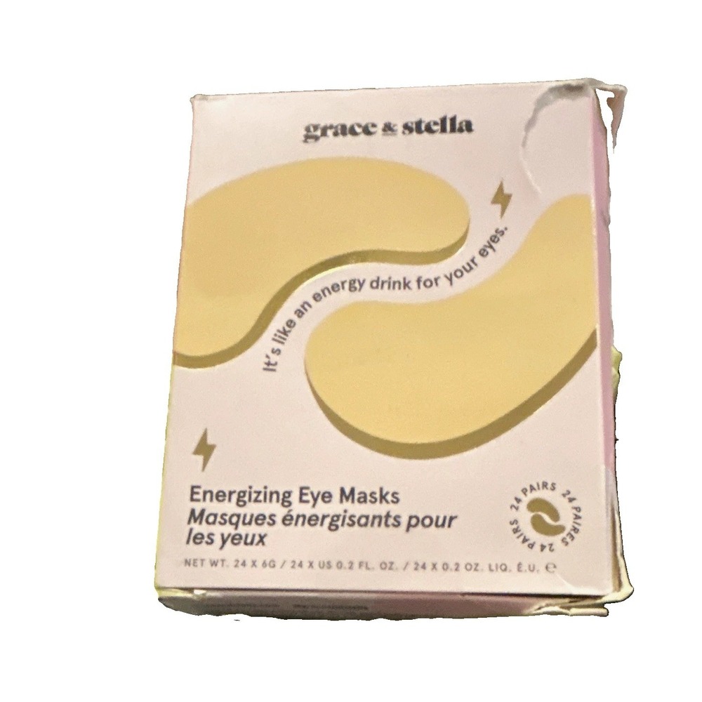 grace & stella Energizing Under Eye Masks Gold Patches 24 Pairs (24 x 0.2 fl oz)